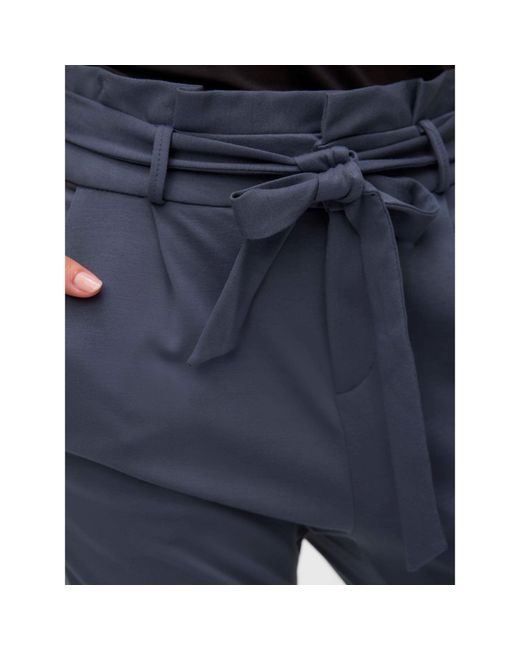 Vero Moda Blue Eva High-Waisted Trousers