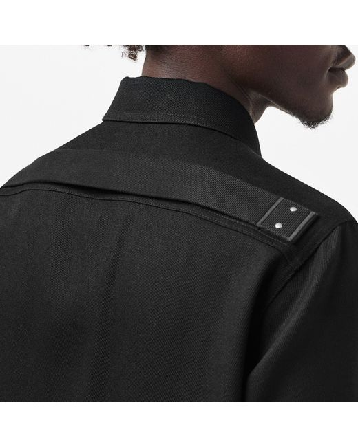 Rick Owens Black Brad Harrington Jacket for men
