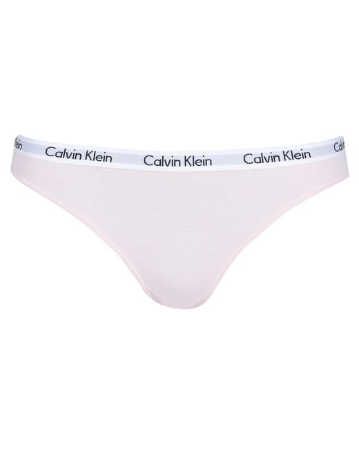 Calvin Klein White Carousel Bikini Bottoms