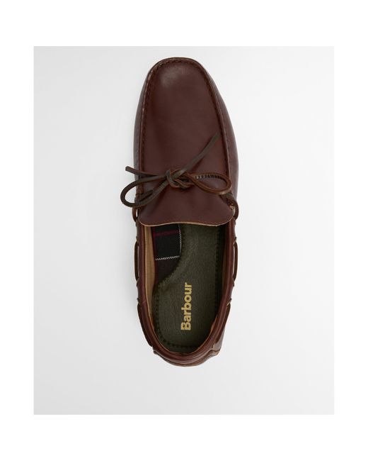 Barbour Brown Courage Driving Shoes for men
