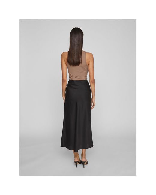 Vila White Midi Skirt