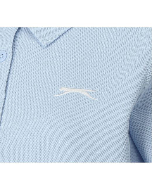 Slazenger 1881 Blue Pique Polo