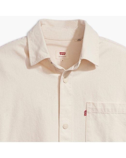 Levi's White Wl Stone Sht for men