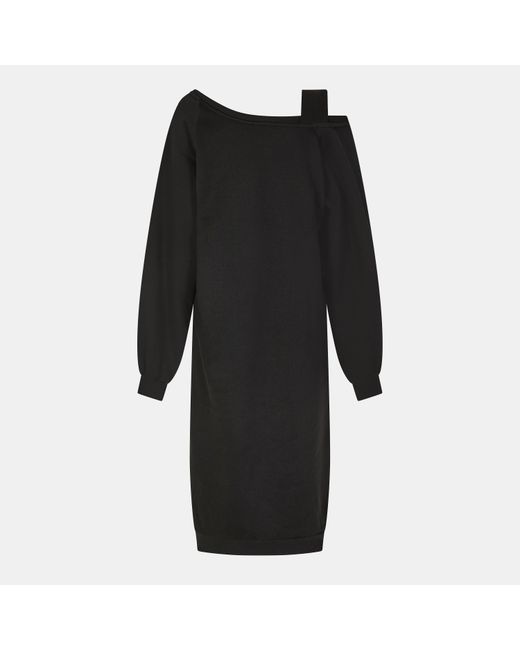 Vero Moda Black Gina Sweatshirt Jumper Dress