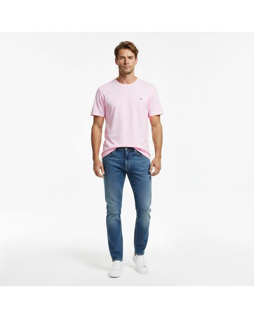 Tommy Hilfiger Pink Short-Sleeved T-Shirt for men