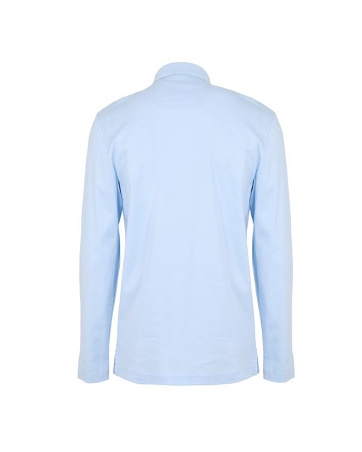Boss Blue Pirol Long-Sleeve Polo Shirt, Timeless Design for men