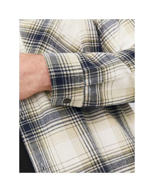 Jack & Jones Blue Eddie Overshirt Plus Size for men