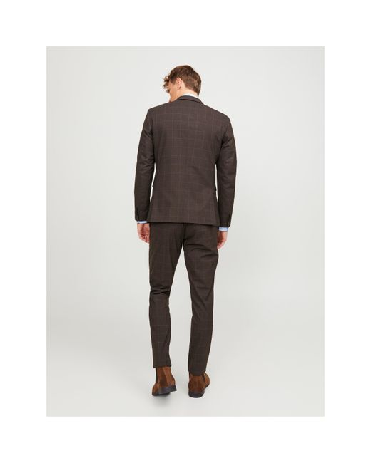 Jack & Jones Multicolor Checkered Smart Trouser for men