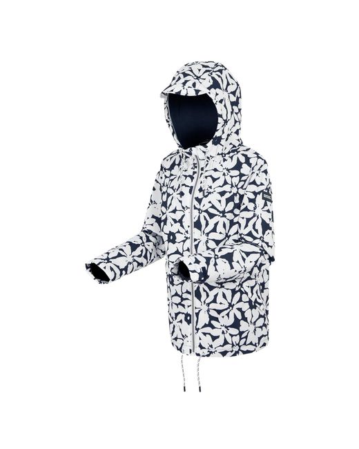 Regatta Blue Bayletta Ii Waterproof Breathable Recycled Waterproof Jacket