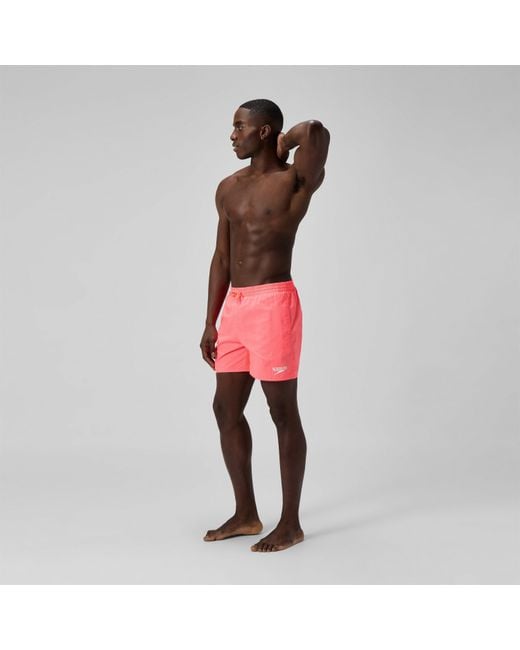 Speedo Red Essentials 16-Inch Watershorts for men