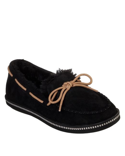 Skechers Black Cozy Campf Slippers