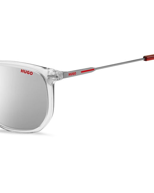 HUGO Metallic Round Sunglasses for men