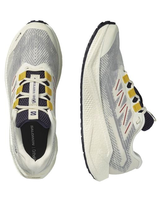 Salomon White Aero Blaze 3 Gtx Trail Running Shoes for men
