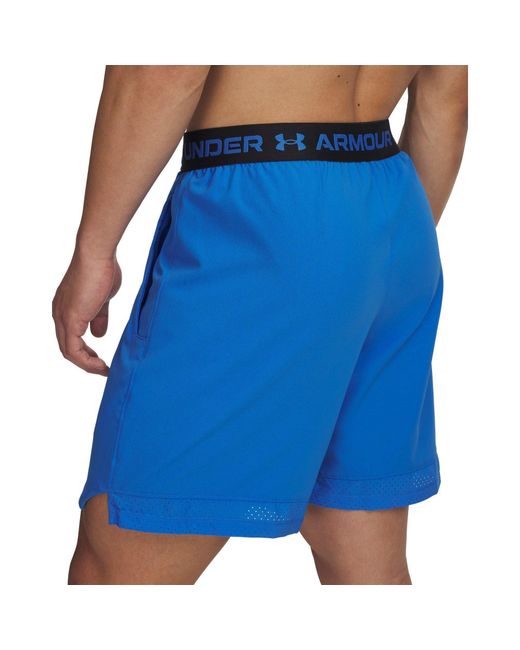 Under Armour Blue Ua Vanish Woven 6In Shorts for men