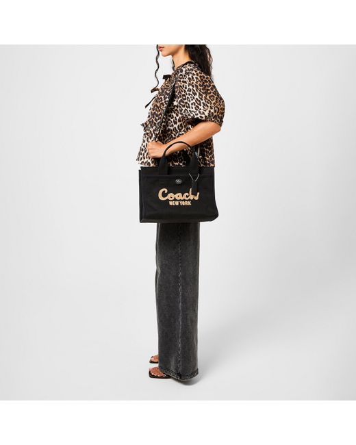 COACH Black Cargo Tote Bag 26