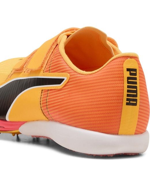 PUMA Orange Triple Jump Nitro Elite 2 Track Running Spikes for men