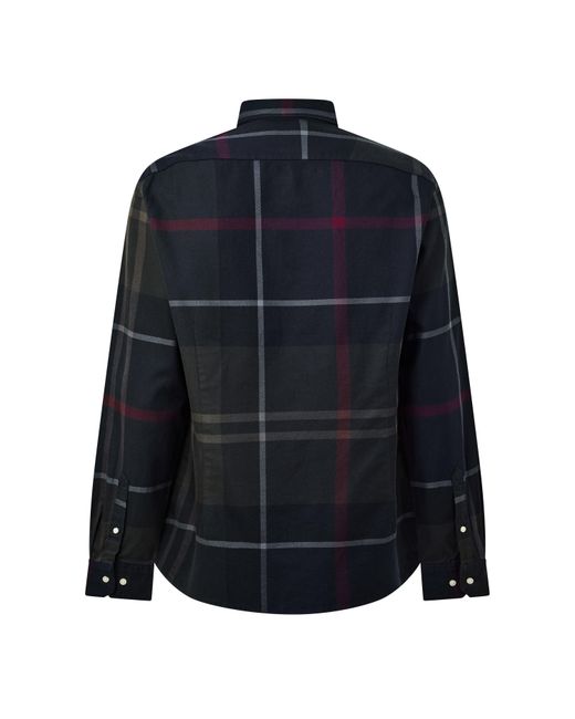 Barbour Blue Dunoon Long Sleeved Shirt for men