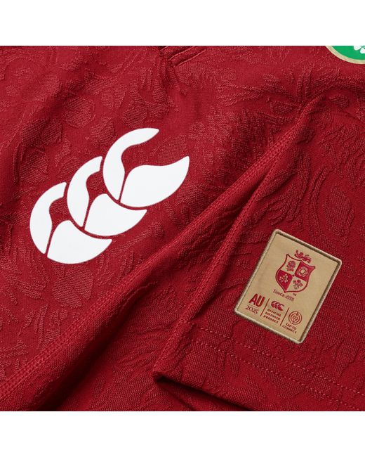 Canterbury Red British And Irish Lions 2025 Shirt Adults for men