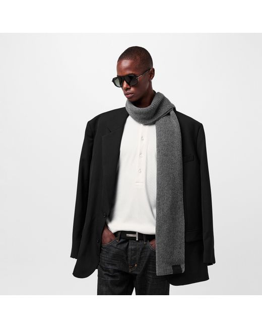 Tom Ford Gray Midweight Scarf for men