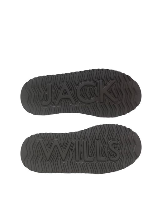 Jack Wills Black Platform Snug Boots