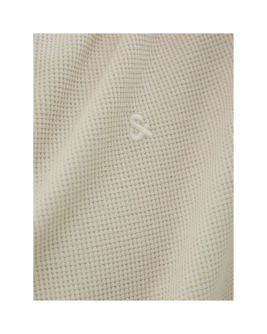 Jack & Jones Natural Austin Zip Polo for men