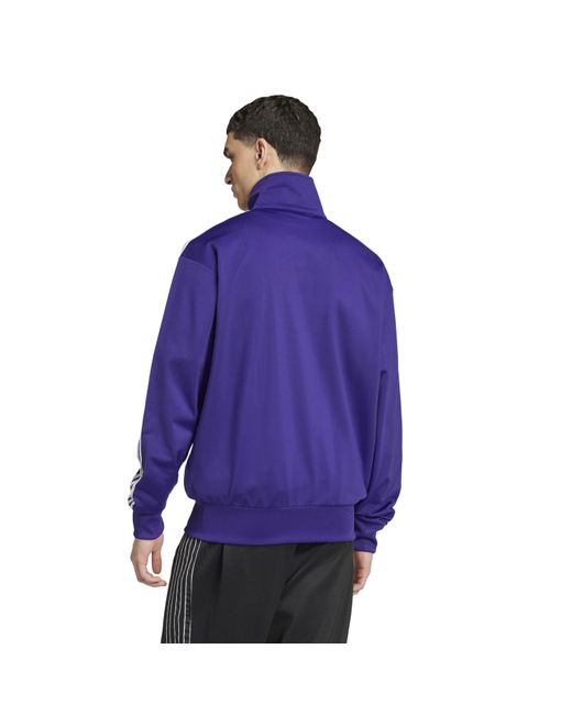 Adidas Originals Purple Firebird Tracksuit Top for men