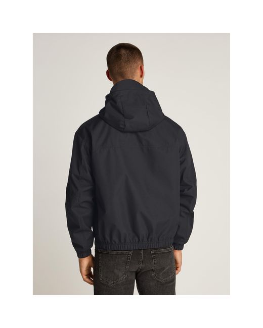 Calvin Klein Black Long Sleeve Windbreaker for men