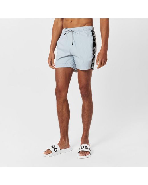 HUGO Blue Fab Swim Shorts for men