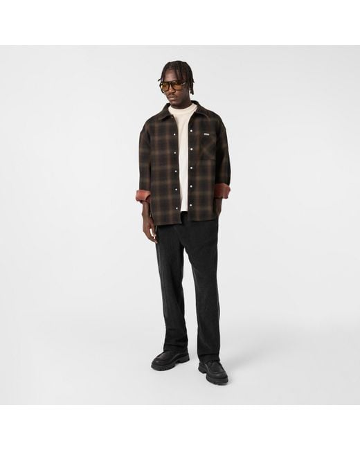 Represent Black Open Cuff Woven Relaxed Fit Joggers for men
