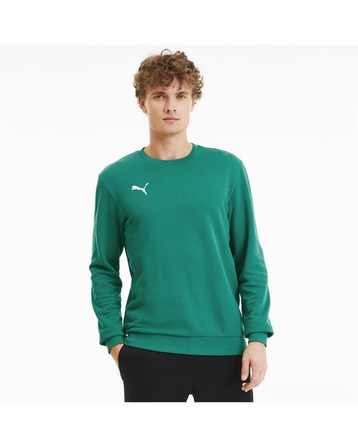 PUMA Green Crew Sweatshirt for men