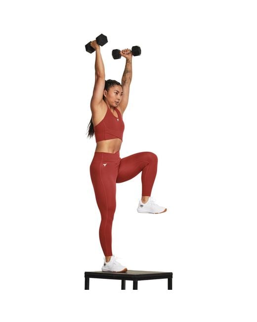 Under Armour Red Project Rock Performance Gym Legging