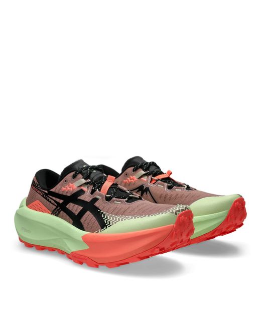 Asics Green Trabuco Max 5 Trail Running Shoes for men