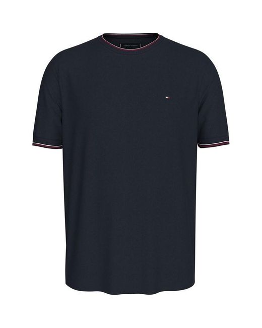 Tommy Hilfiger Blue Tommy Tipped Collr T Sn43 for men