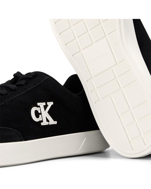 Calvin Klein Black Low-Top Trainers for men
