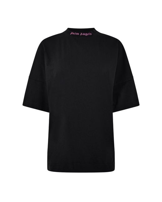 Palm Angels Black Back Logo T-Shirt