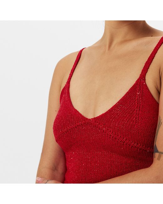 Asta Resort Red Carolina Lightweight Cami Top