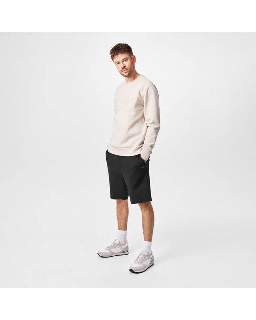 Boss Black Hbg Headlo Fleece Shorts for men