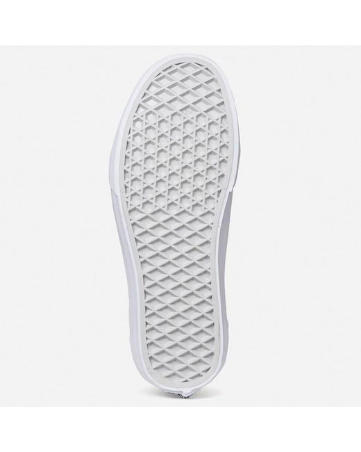 Vans White Old Skool Canvas Trainers