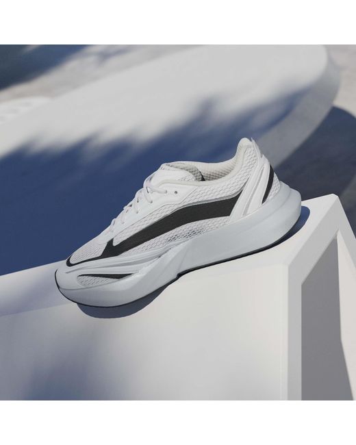 Adidas White Lightblaze Glow Shoes for men
