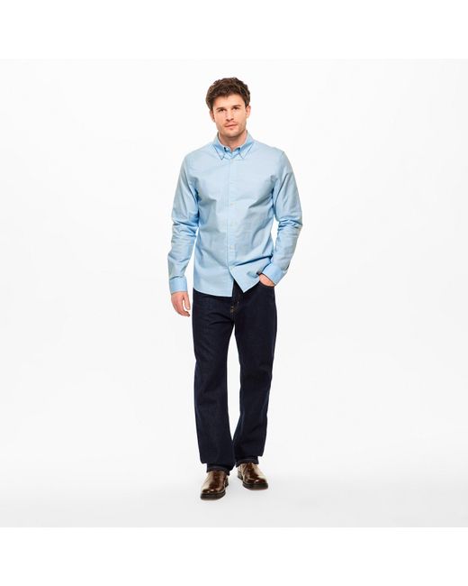 Belstaff Blue Long Sleeve Shirt for men