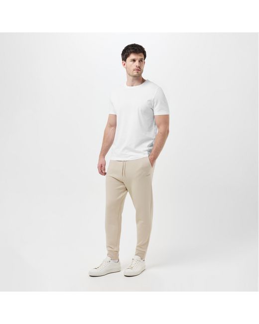 Boss Natural Hadiko Joggers With Drawstring Waistband for men