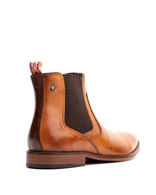 Base London Brown Scout Chelsea Boot for men