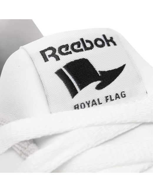 reebok royal glide clip perforated trainers mens