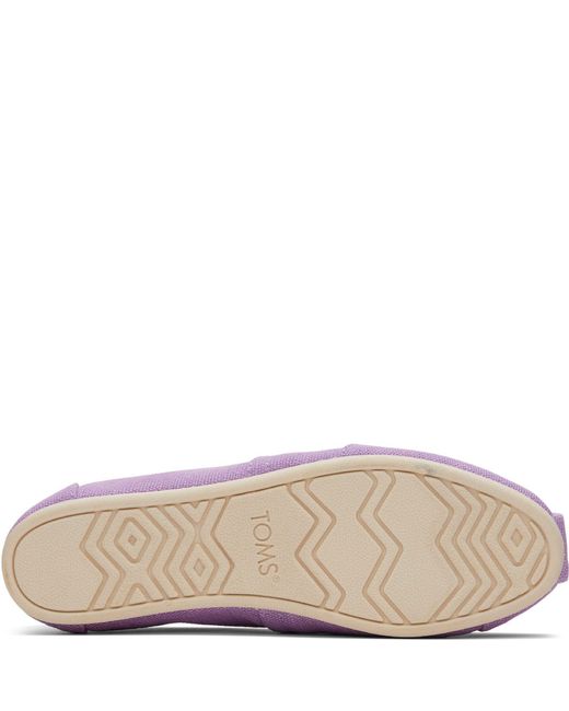 TOMS Purple Alpargata Classic Espadrilles Size 3