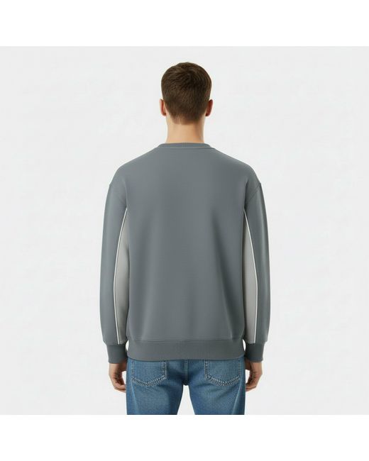 Slazenger 1881 Blue Fleece Sportswear Crew Sweat for men