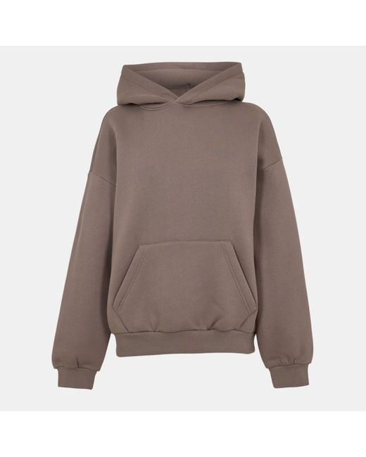 WRSTBHVR Brown Pull Over Hoodie