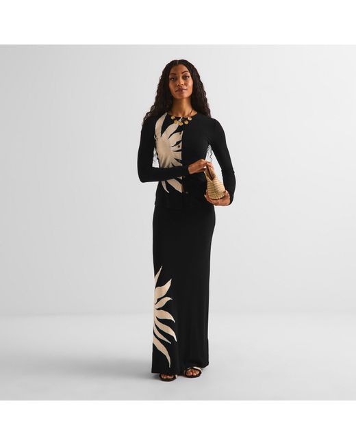 Never Fully Dressed Black Midi Skirt