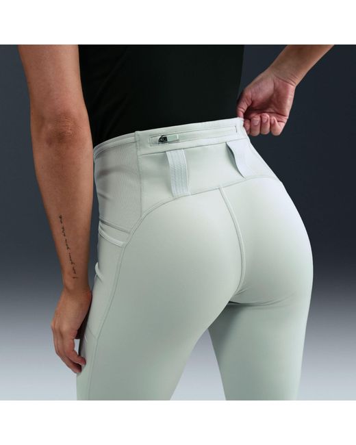 Nike Green Trail 7/8 Running Tights