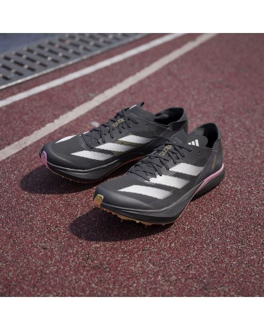 Adidas Blue Adizero Avanti Running Spikes Adults