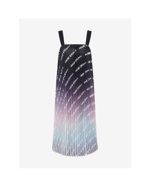 ARMANI EXCHANGE Purple Dress